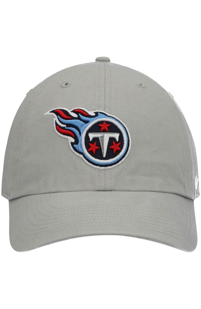 '47 Men's '47 Gray Tennessee Titans Clean Up Adjustable Hat, Alternate, color, Gray