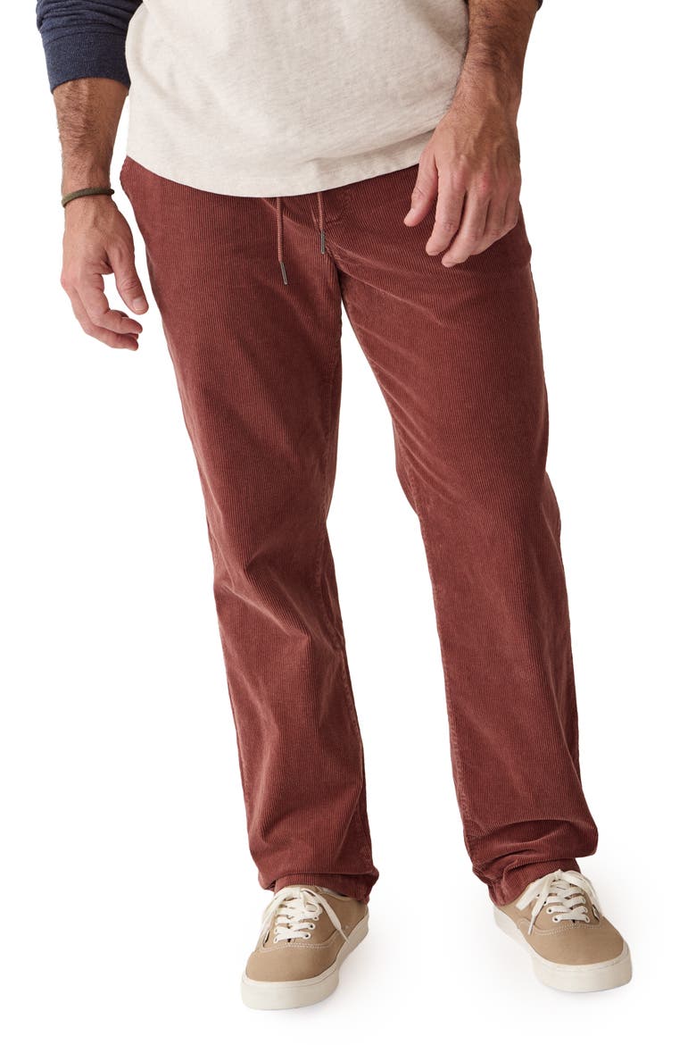 Saturday Relaxed Fit Corduroy Pants, Main, color, HENNA