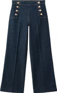 MANGO Sailor Wide Leg Jeans