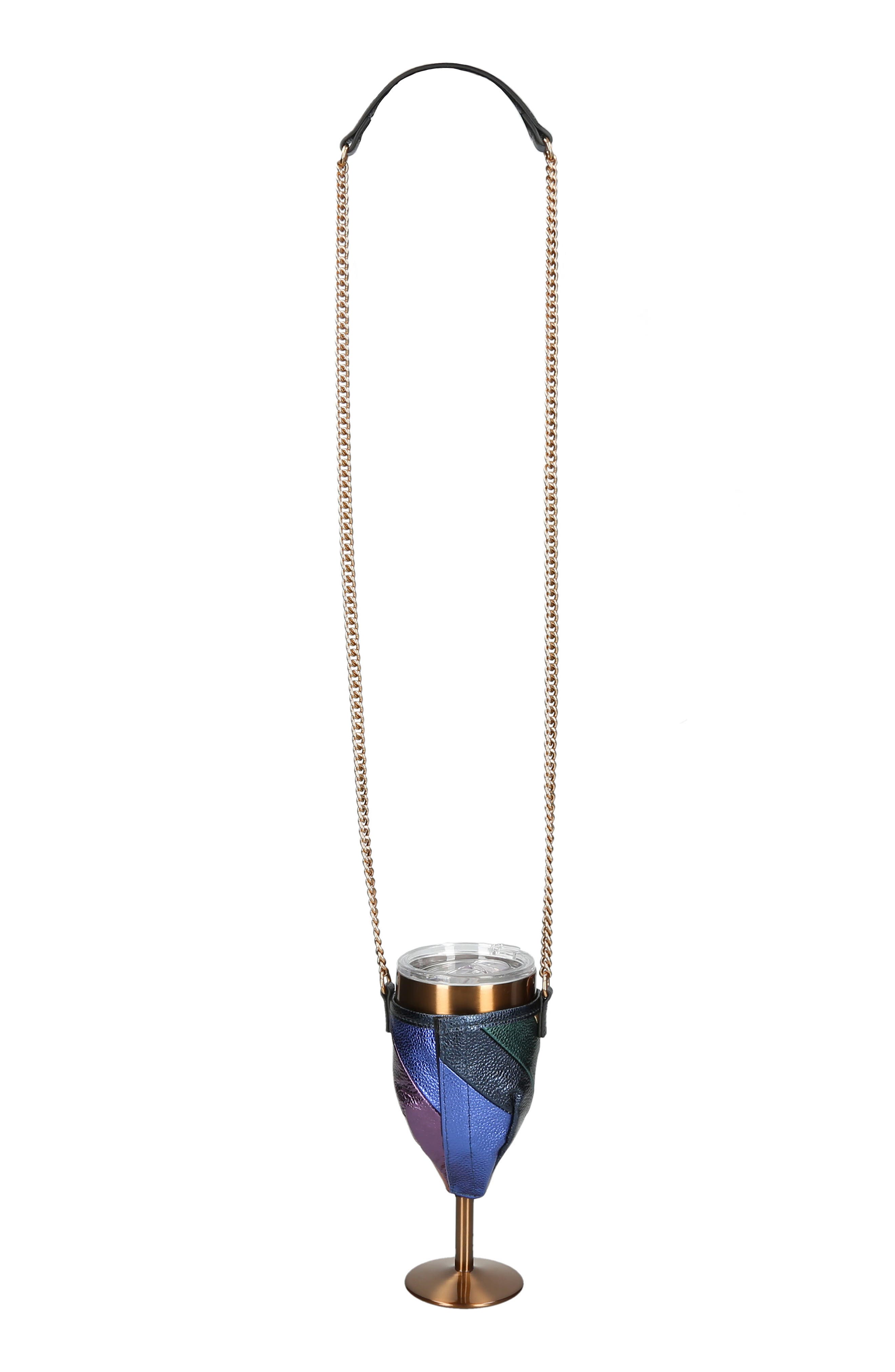 Kurt Geiger London Wine Glass Holder Bag, Alternate, color, 