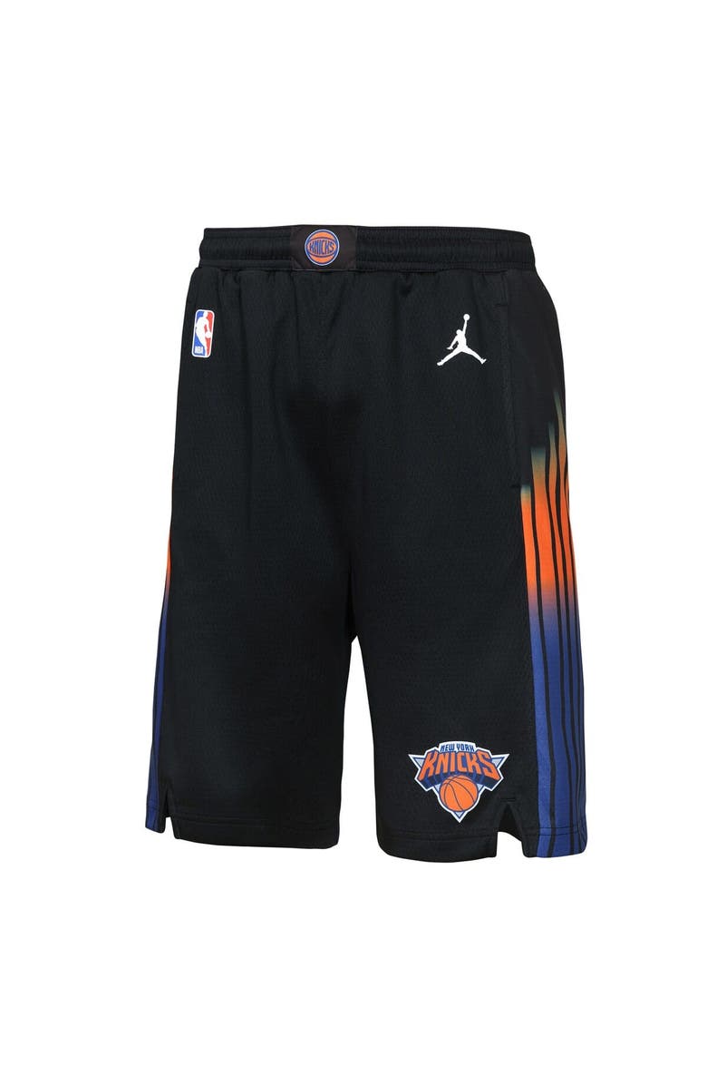 Jordan Brand Youth Jordan Brand  Black New York Knicks Authentic Statement Edition Swingman Shorts, Alternate, color, Black
