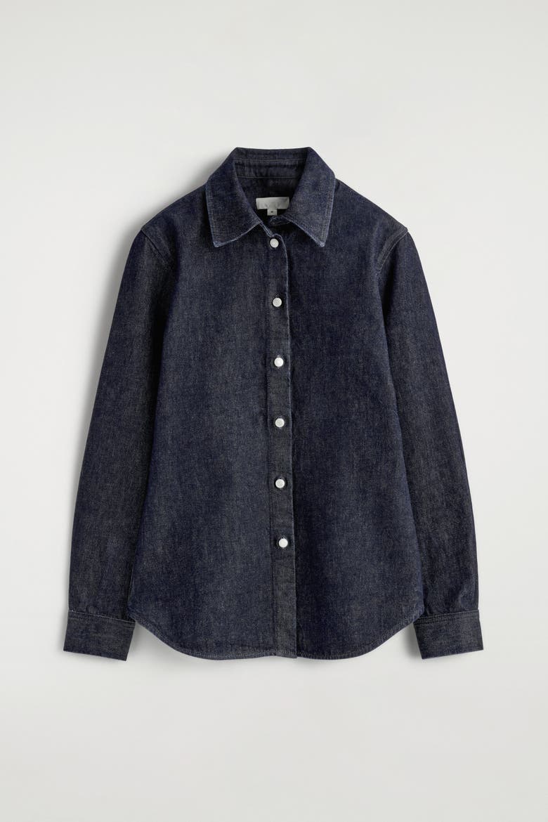 Denim Shirt, Alternate, color, INDIGO