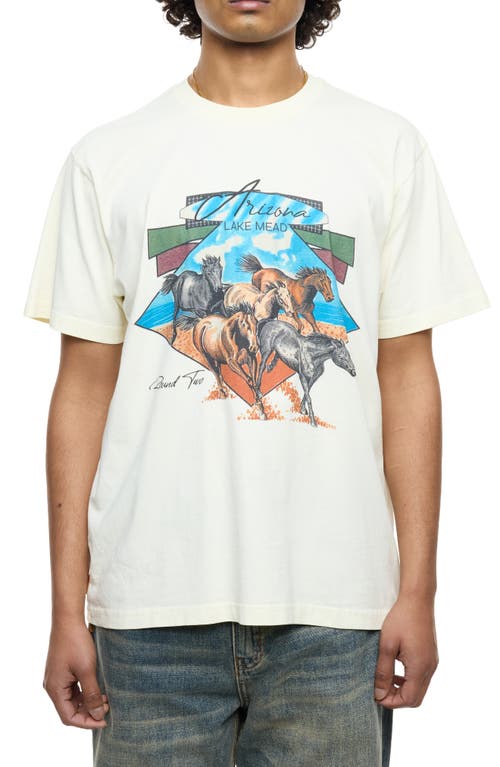 ROUND TWO ROUND TWO MUSTANG GRAPHIC T-SHIRT