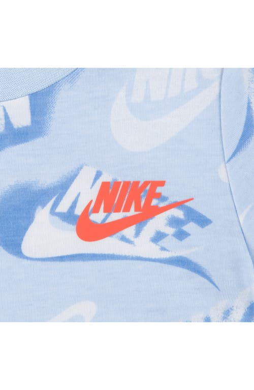 Nike Sportswear Baby On The Move Printed Tee And French Terry Shorts Set