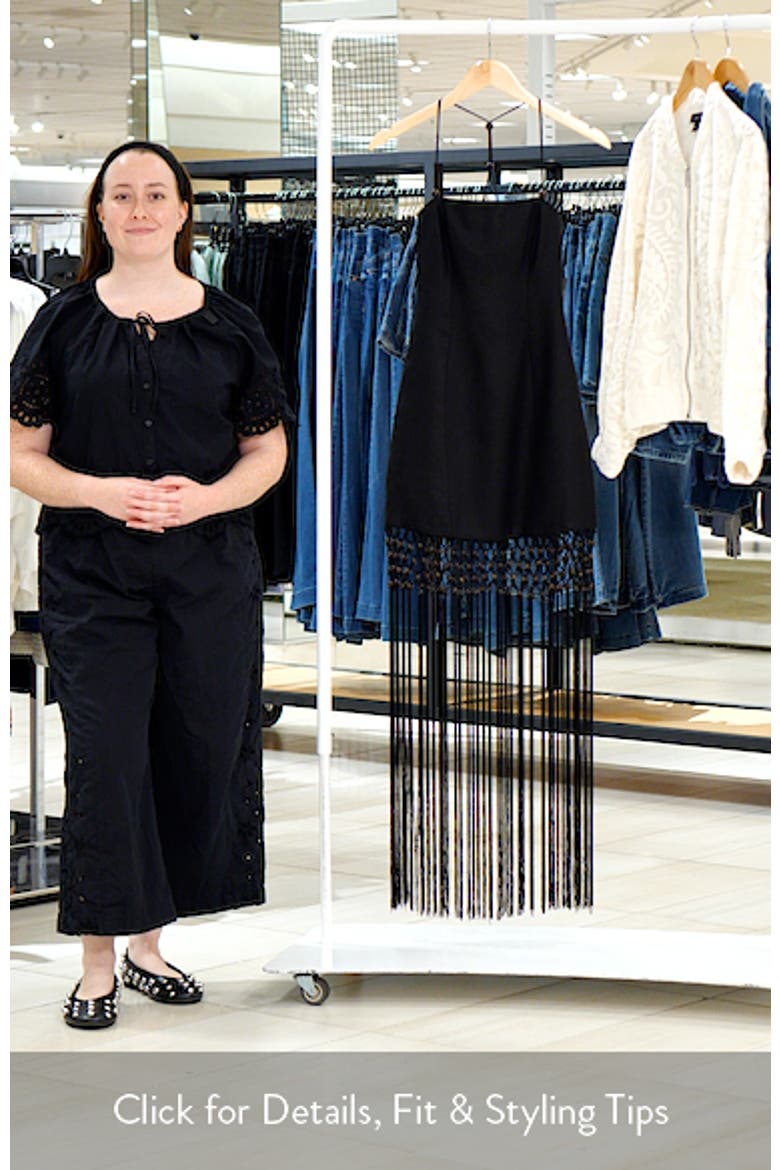 Rayna Macramé Fringe Maxi Dress video