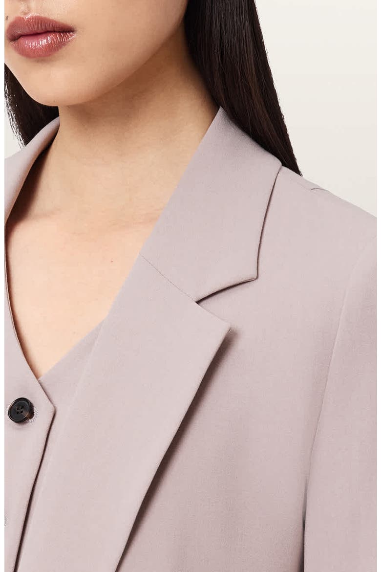 Aleida Long Blazer, Alternate, color, LILAC PURPLE