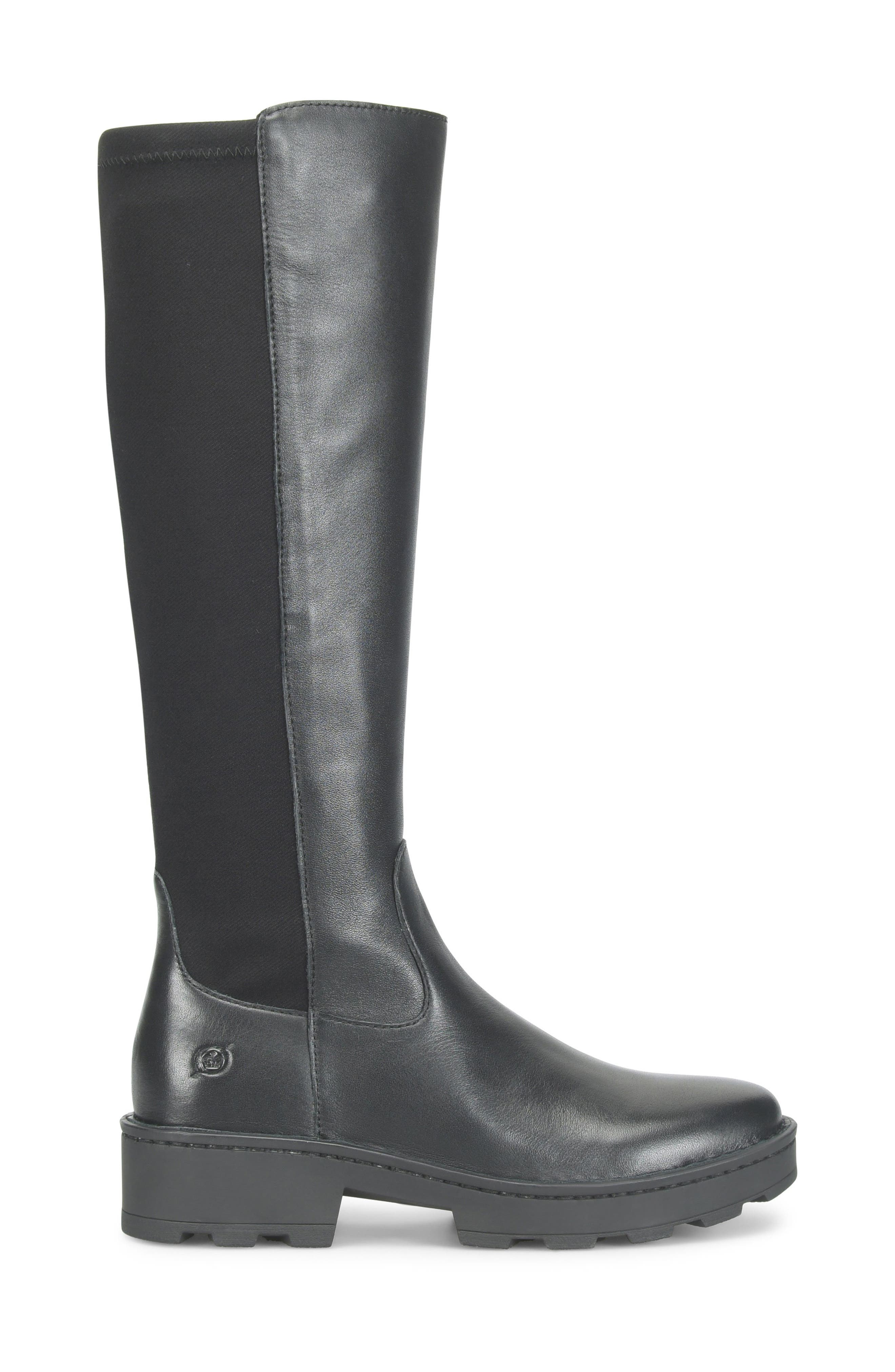 Chloe Knee High Boot, Alternate, color, BLACK COMBO