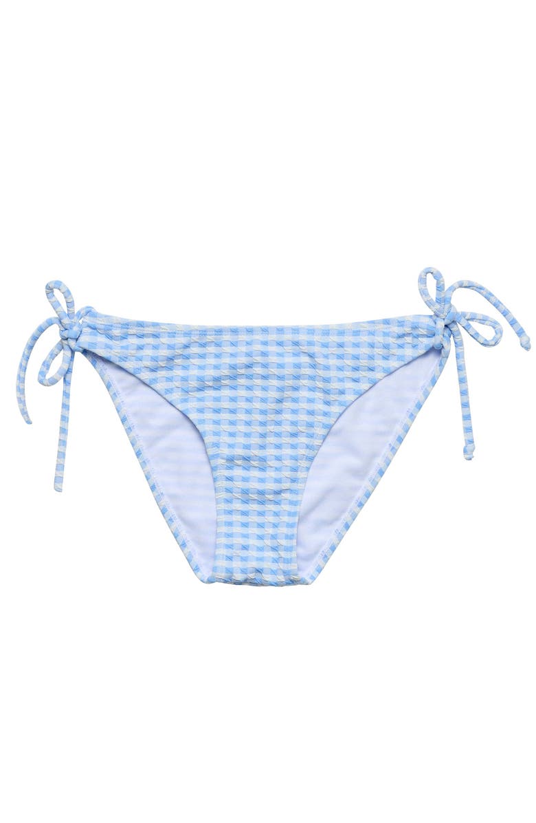 Snapper Rock Seaside Gingham Bikini Bottom, Main, color, Seaside Gingham