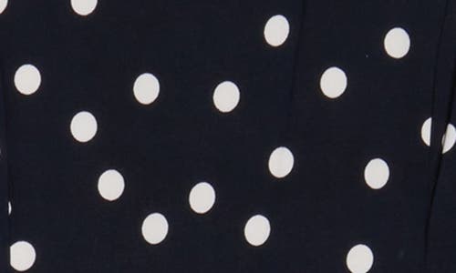 Tommy Hilfiger Polka Dot Sleeveless Tie Waist Crop Jumpsuit