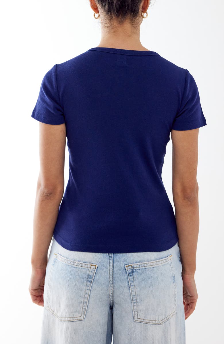 BDG Urban Outfitters NYC 1990 Appliqué Cotton Graphic Baby Tee, Alternate, color,