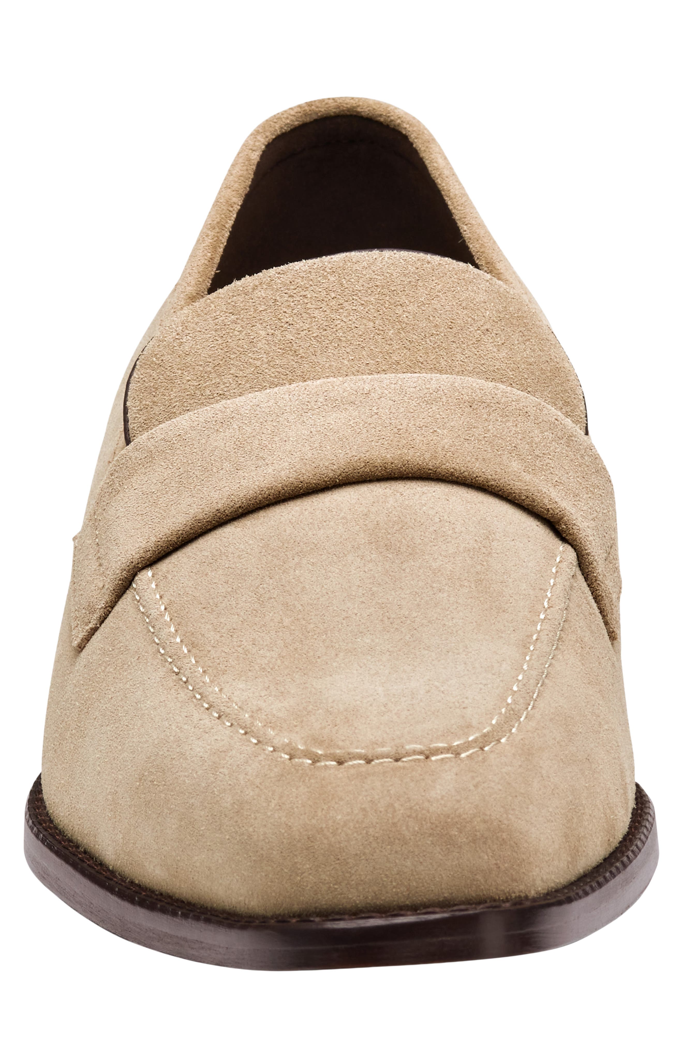 Floyd Penny Loafer, Alternate, color, BEIGE SUEDE