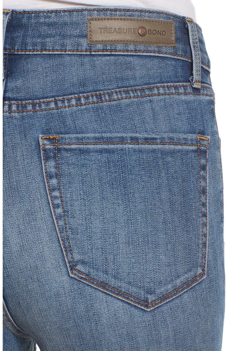 Charity High Waist Skinny Ankle Jeans, Alternate, color, RAIN DUSK WORN