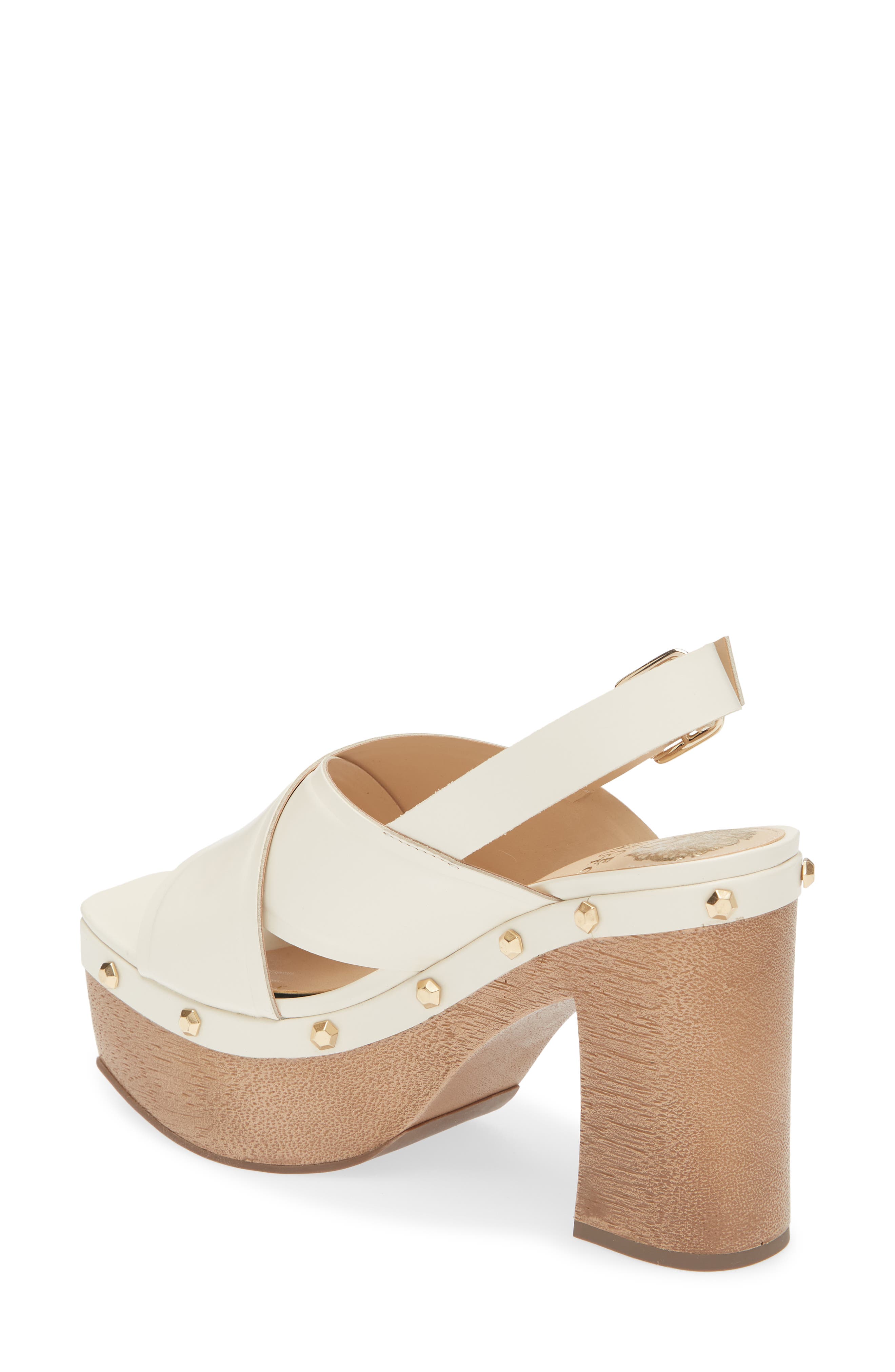 Jenevya Slingback Platform Sandal, Alternate, color, CREAMY WHITE COW PARADISE