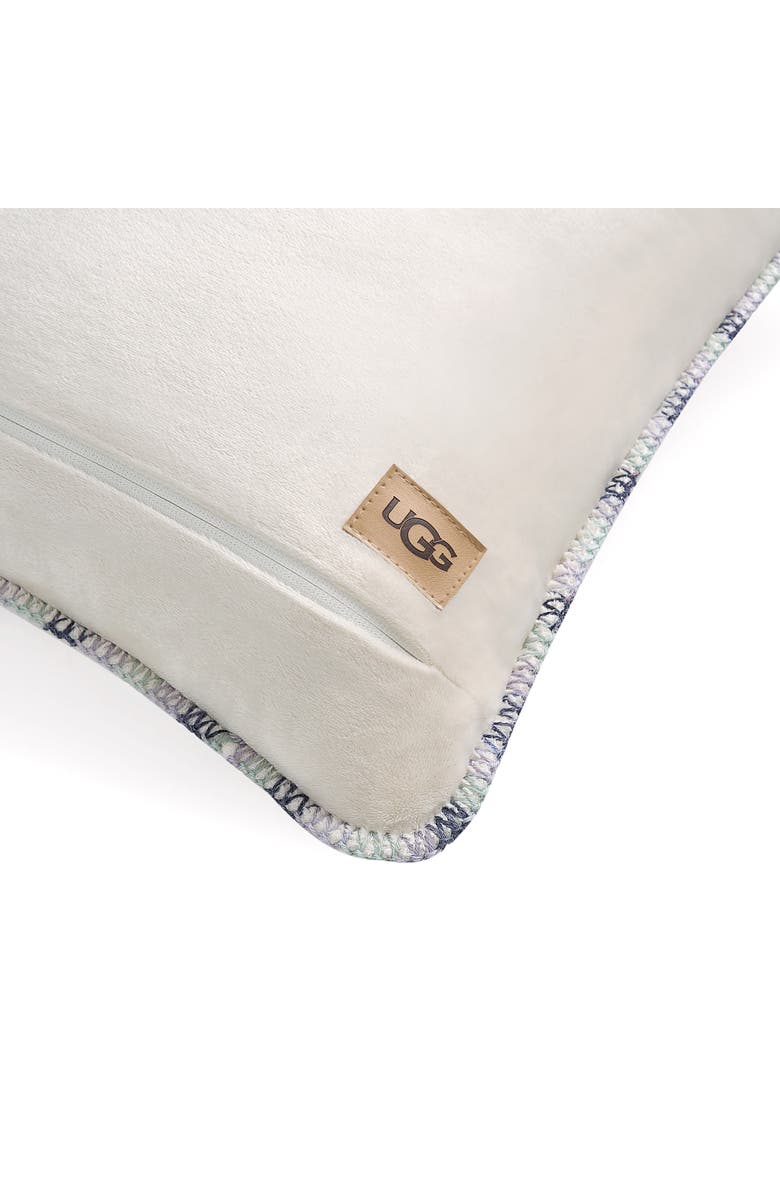 UGG<sup>®</sup> Coco Color Stitch Accent Pillow, Alternate, color, Snow