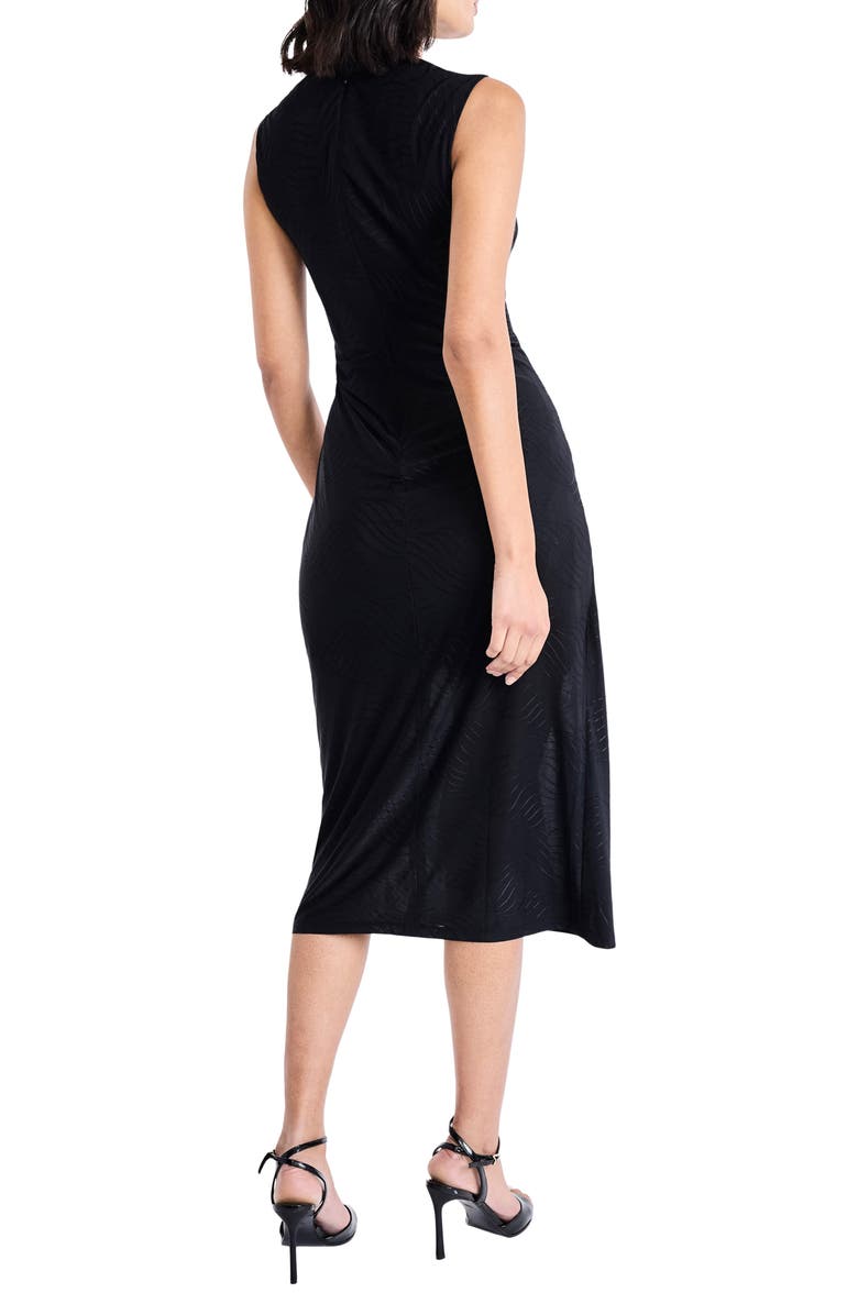Maggy London Sleeveless Midi Dress, Alternate, color, Black