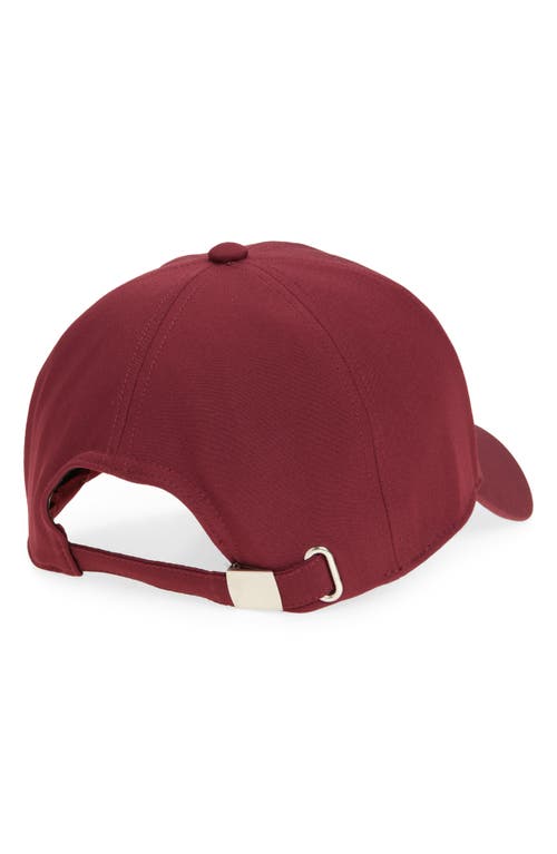 Nordstrom Adjustable Baseball Cap In Burgundy