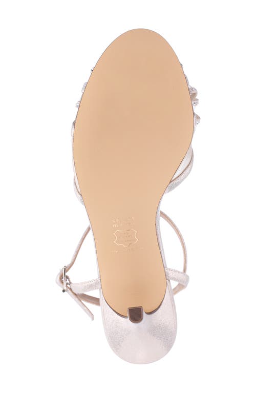 Nina Vayda Ankle Strap Sandal In Platino