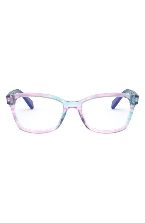 Kids' 46mm Rectangular Optical Glasses