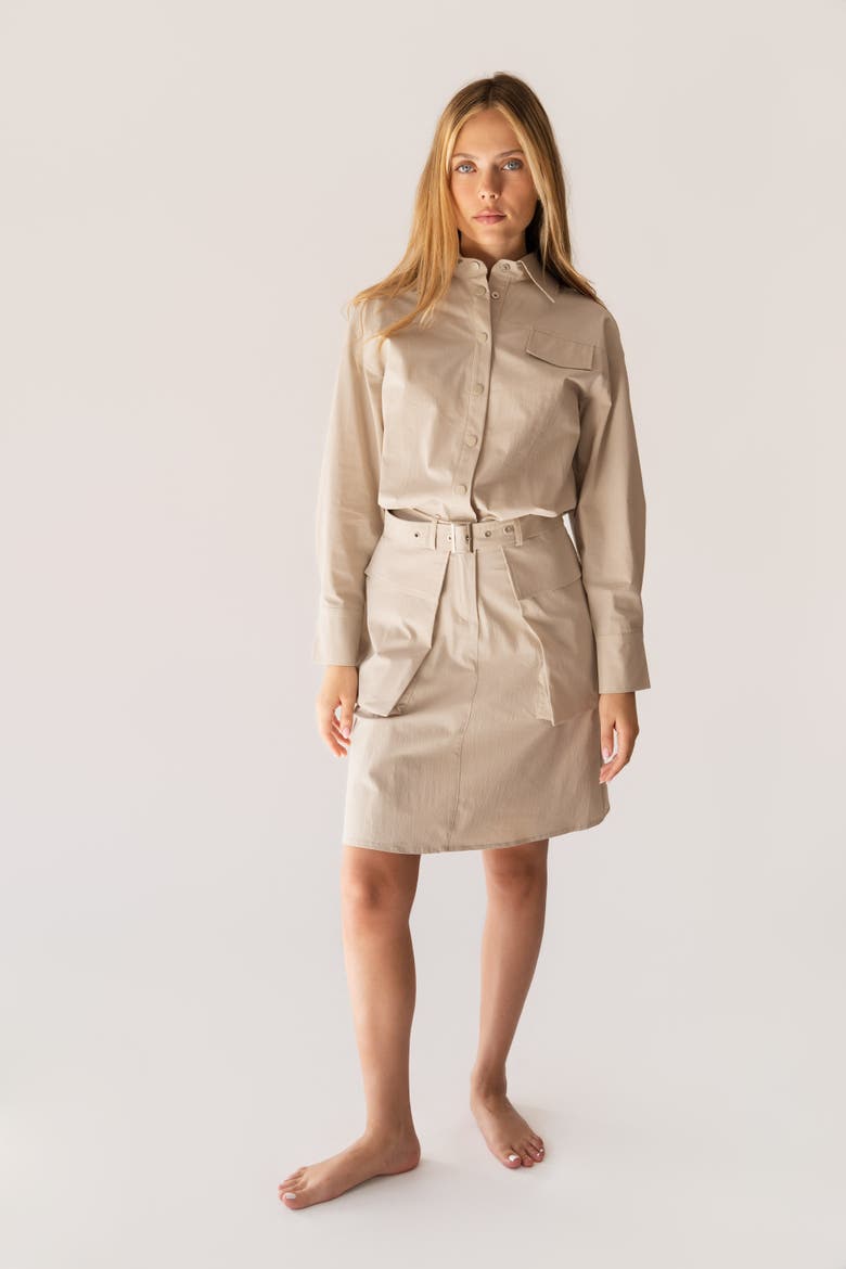 Lea Dress, Alternate, color, Beige