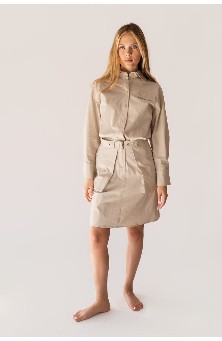 Shani x By Tess Lea Dress, Alternate, color, Beige