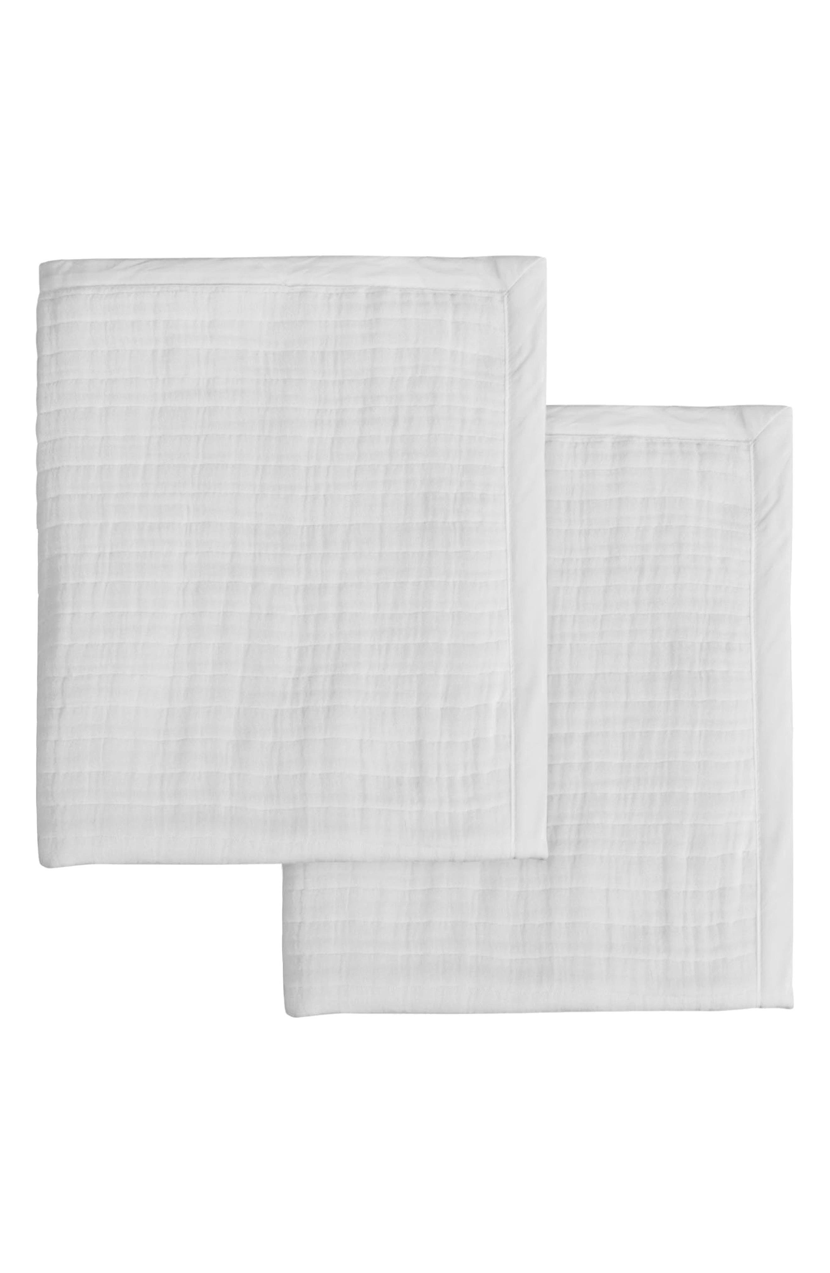 MELANGE HOME Set of 2 Cloud Cotton Gauze Shams
