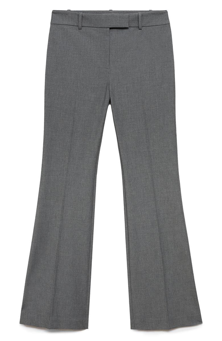 MANGO Mid Rise Flare Pants, Alternate, color, 