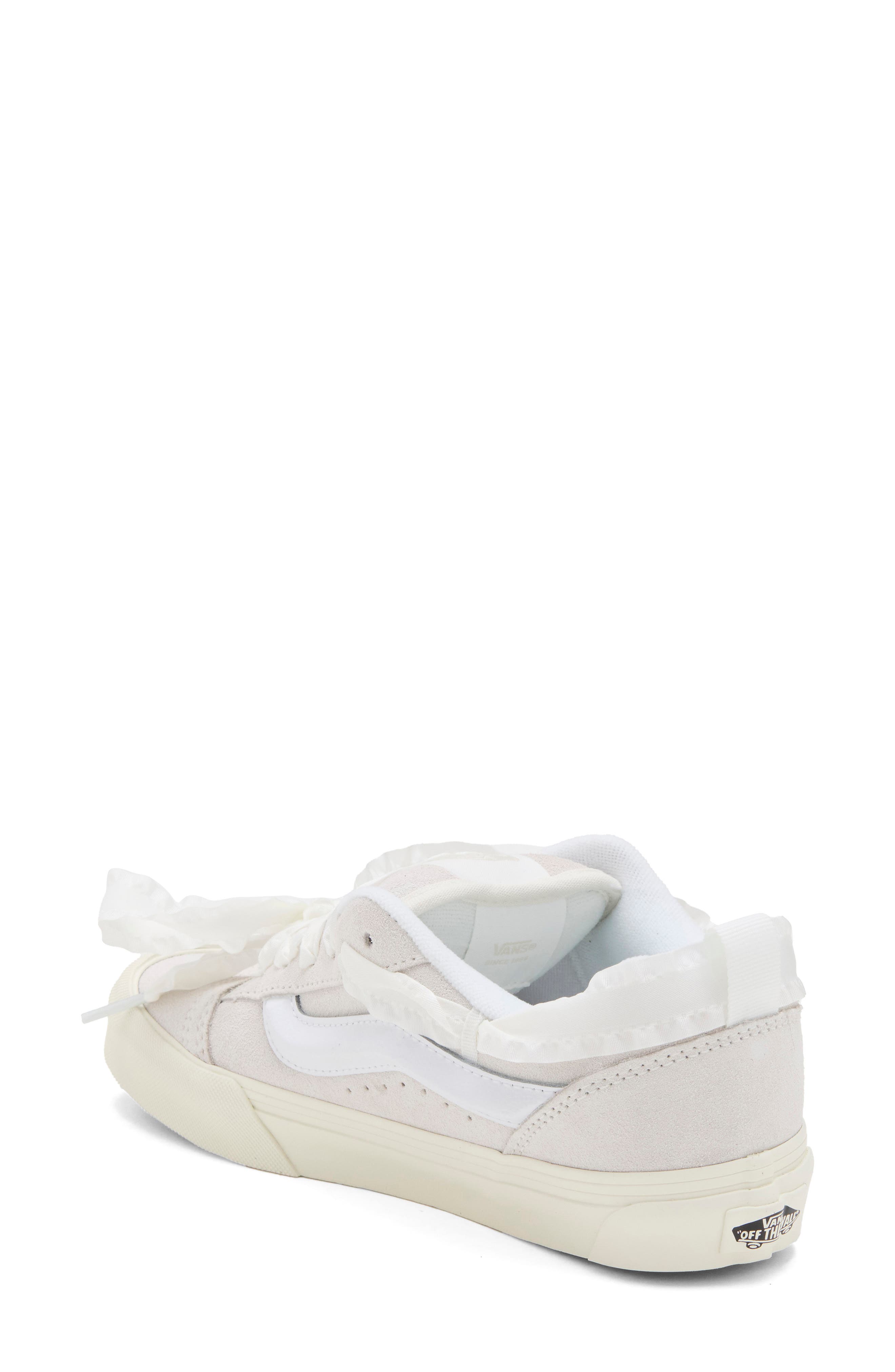 Knu Skool Laces Platform Sneaker, Alternate, color, BLANC DE BLANC