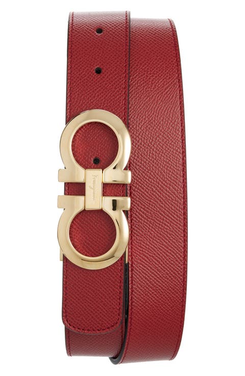 Salvatore Ferragamo Reversible Leather Belt