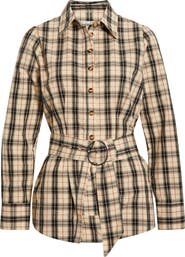 Damson Madder Harley Plaid Button-Up Shirt