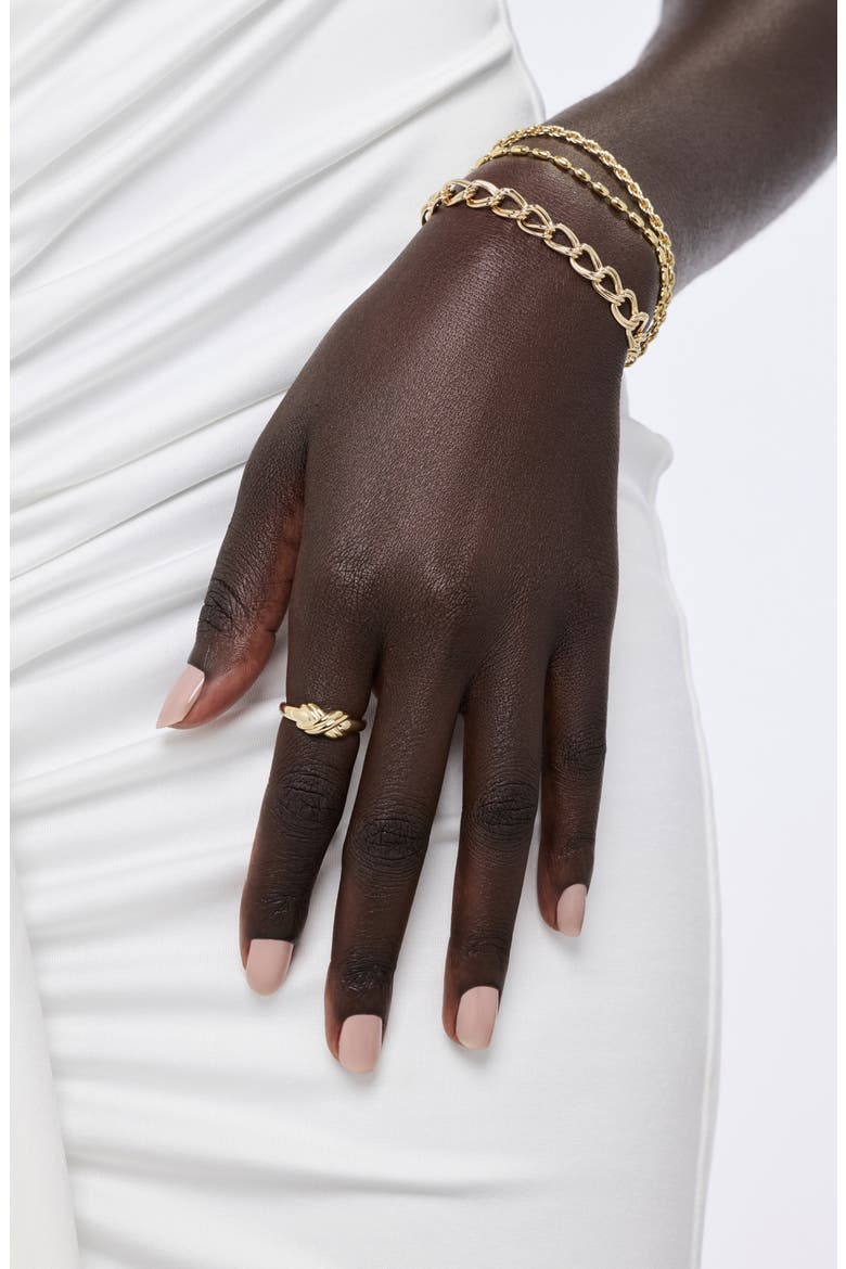Harper Knot Ring, Alternate, color, GOLD