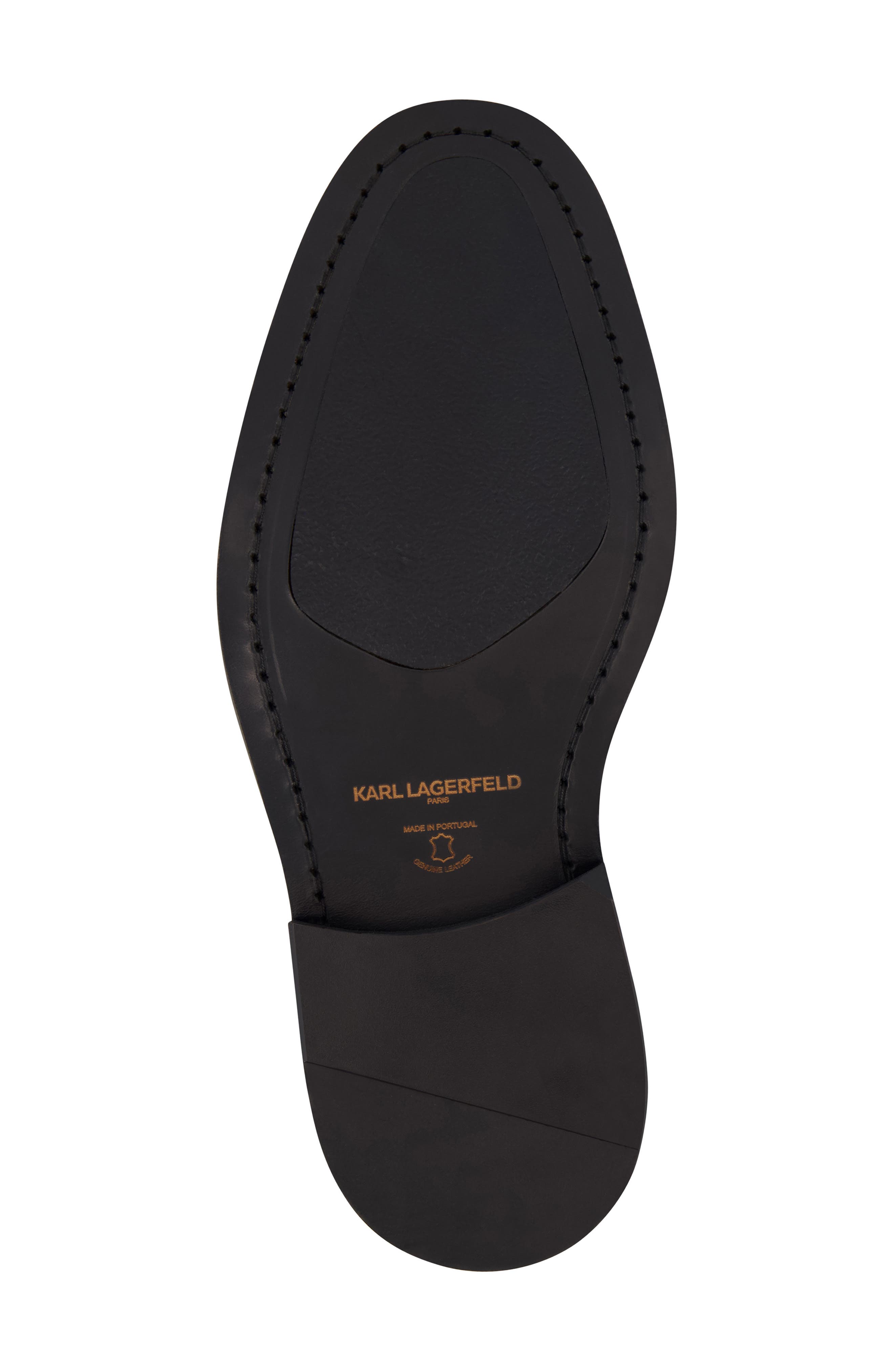 KARL LAGERFELD PARIS Cap Toe Wingtip Derby, Alternate, color, Black