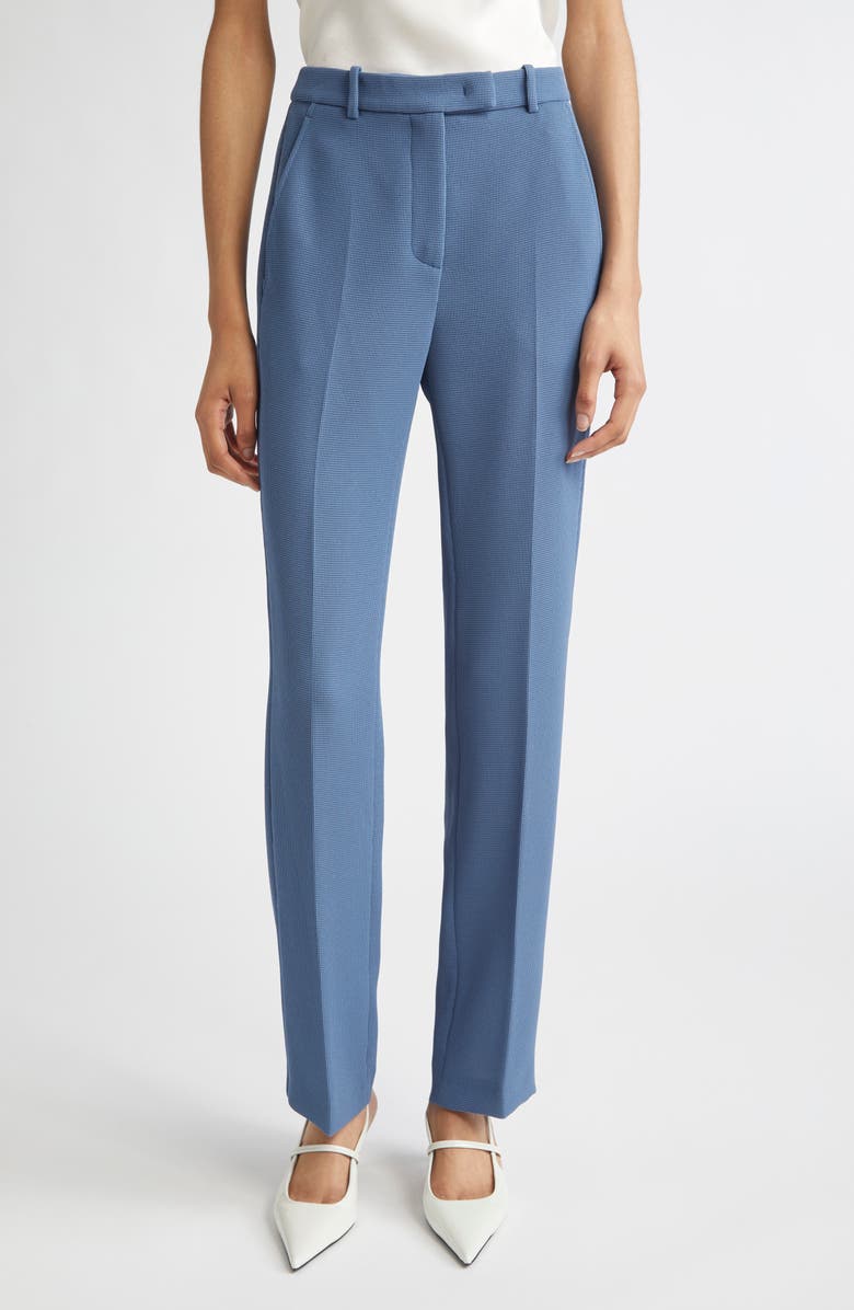 Emporio Armani Slim Fit Trousers, Main, color, Solid Blue Navy