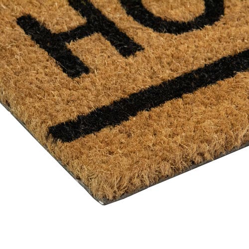 NORTHLIGHT NORTHLIGHT NATURAL COIR OUTDOOR RECTANGULAR "HOME IS WHERE THE HEART IS" DOORMAT 16" X 48"