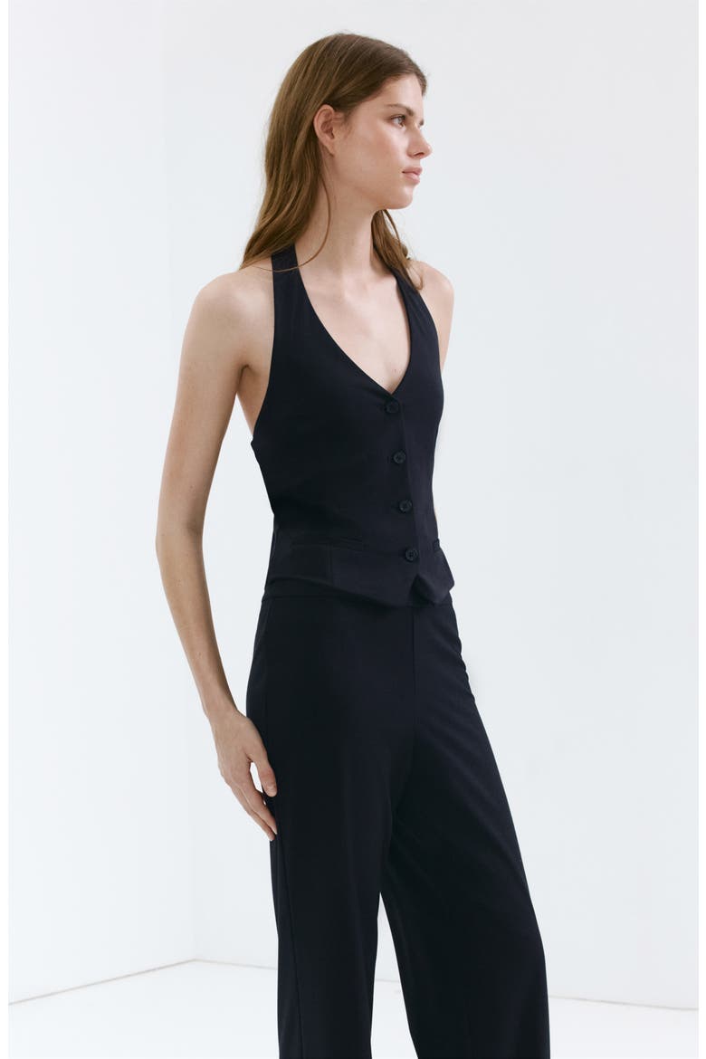 Wide Leg Pants, Alternate, color, NAVY