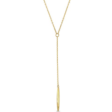 Lariat Necklace 14k Yellow Gold