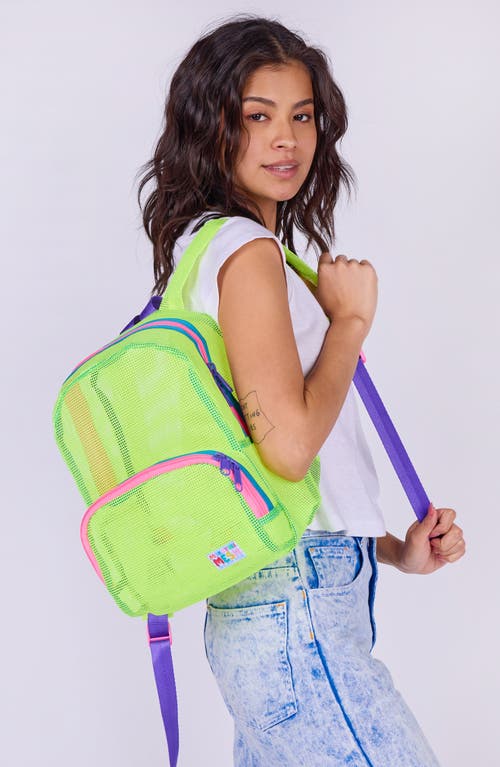 Mokuyobi Mesh Mini Backpack In Yellow