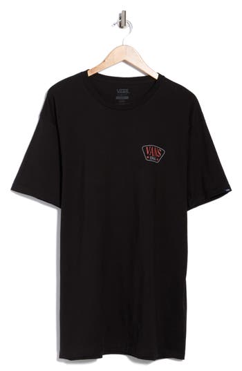 Vans On The Range Logo Graphic T-shirt In Black