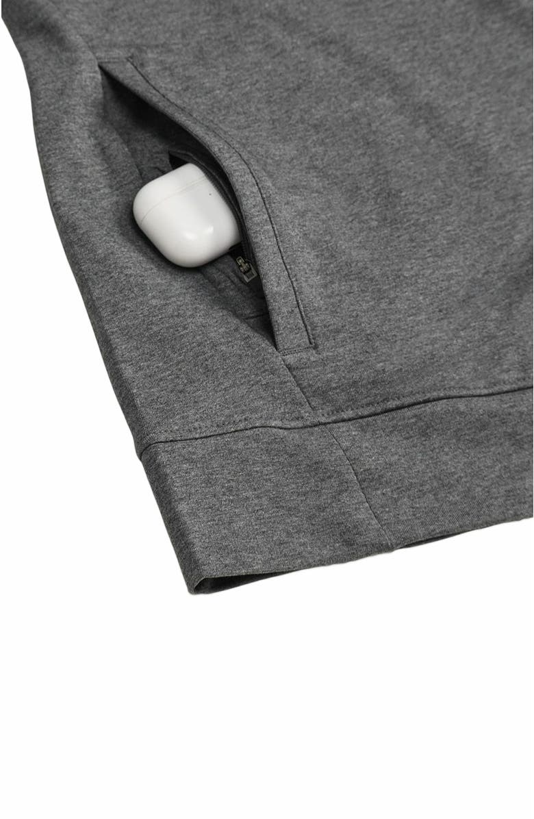Pact Organic Cotton Stash French Terry Zip Hoodie, Alternate, color, Medium Grey Heather