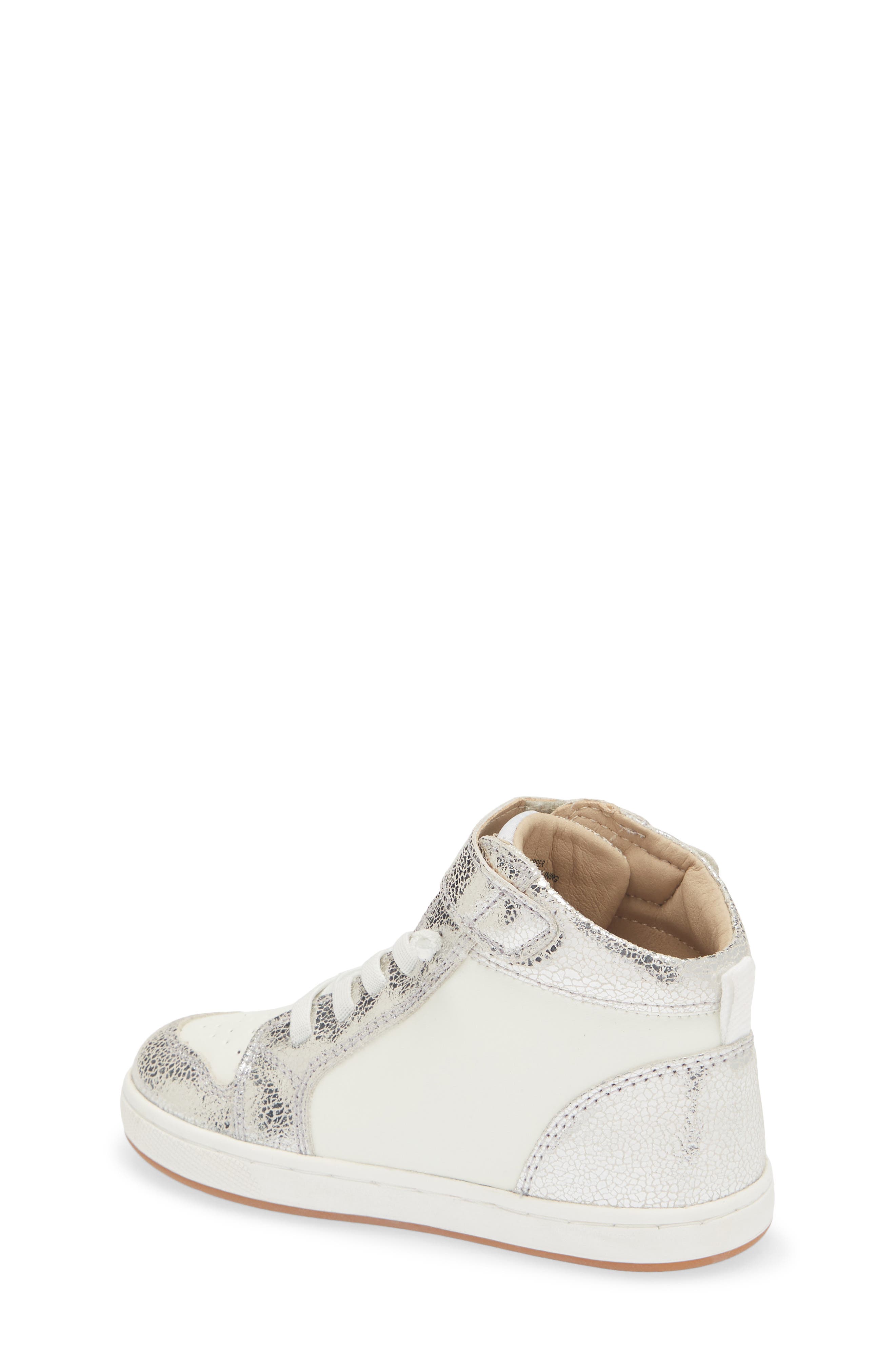 Kids' Team Star Sneaker, Alternate, color, WHITE / SILVER CRACKLE