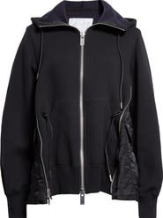 Sacai MA-1 Side Gusset Sponge Hoodie