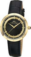 PORSAMO BLEU Monroe Leather Strap Watch
