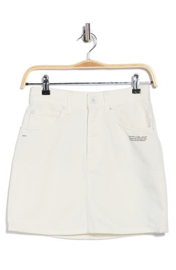 Off-white Corporate Miniskirt In White