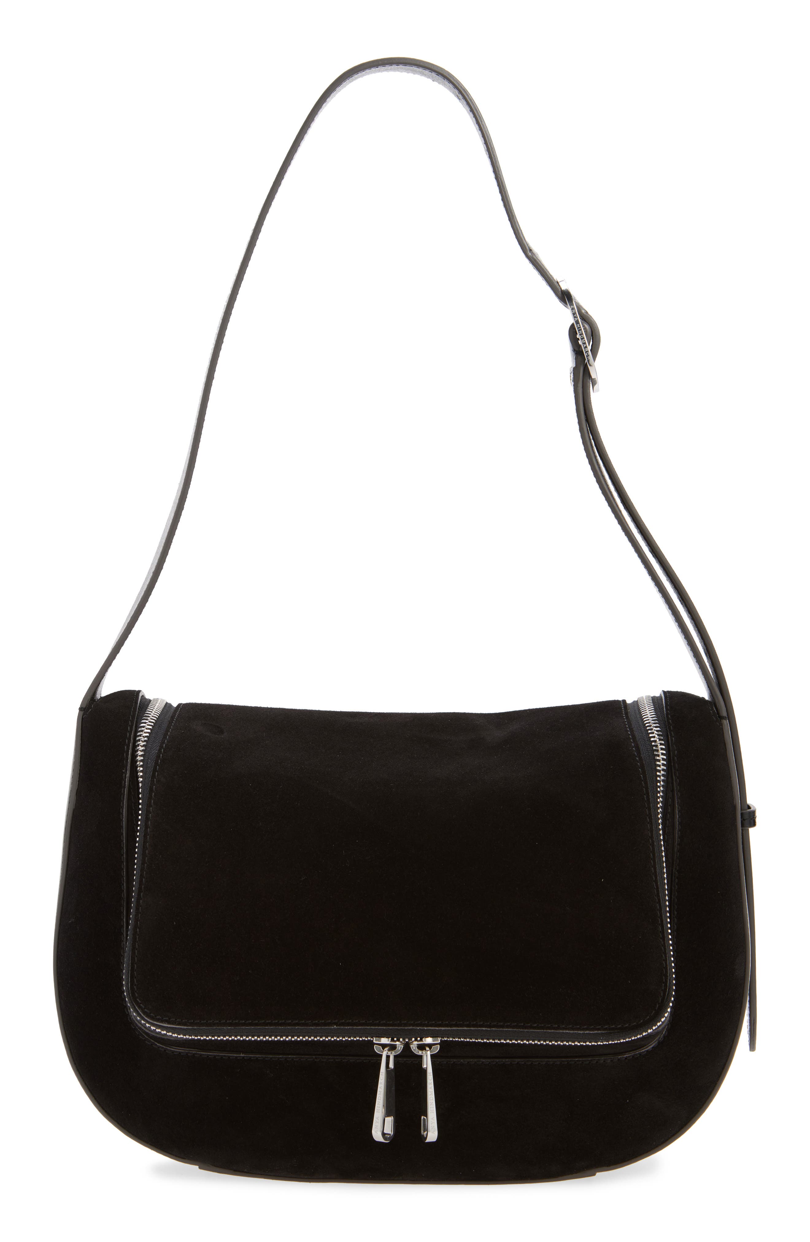Anya Hindmarch Vere Leather Shoulder Bag, Main, color, 