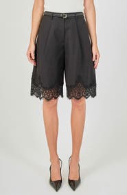 Endless Rose Lace Detail Bermuda Shorts
