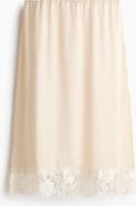 H&M Lace-trimmed Skirt