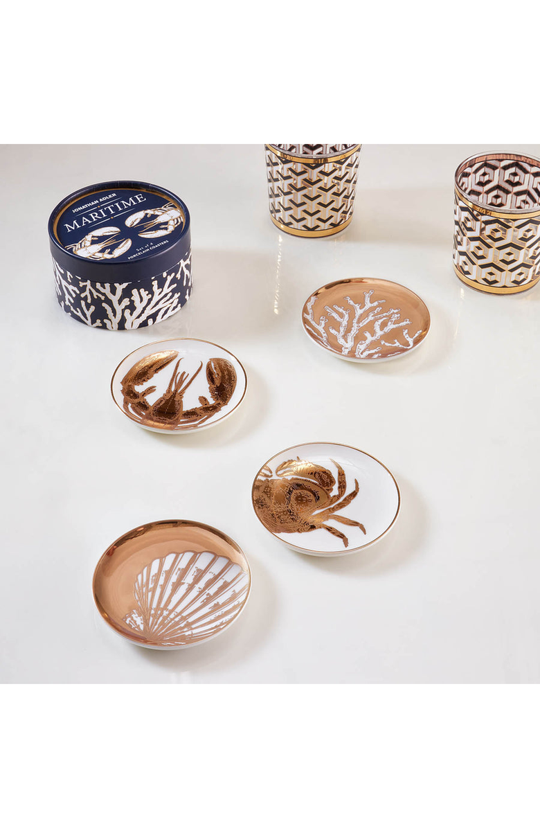 Jonathan Adler Maritime Coaster Set, Alternate, color,