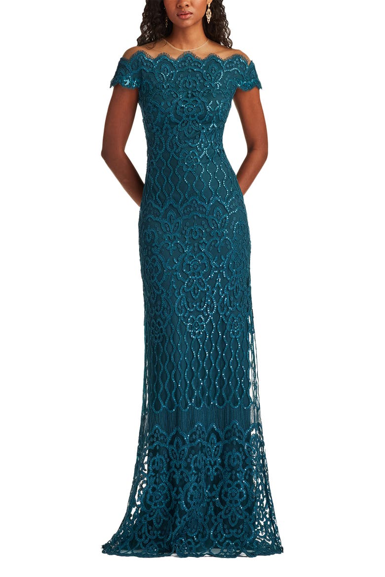 Rhinestone Paisley Gown, Alternate, color, STARRY NIGHT
