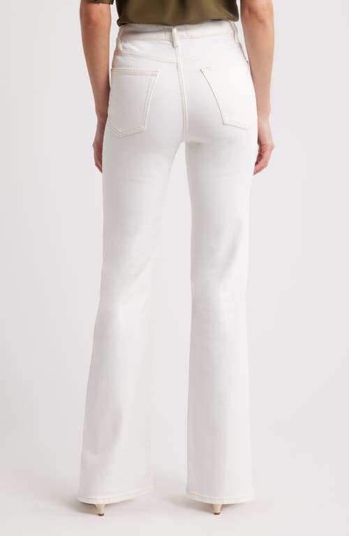Frame The Arrow High Waist Relaxed Bootcut Jeans In Au Natural Clean
