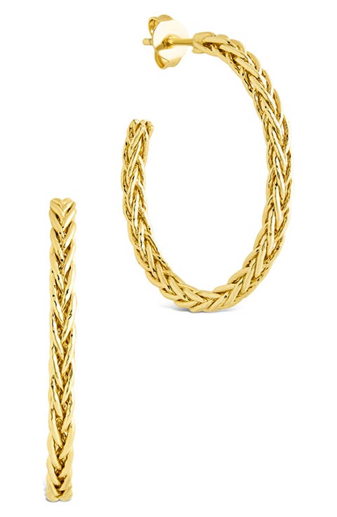 Penrose Braided Hoop Earrings