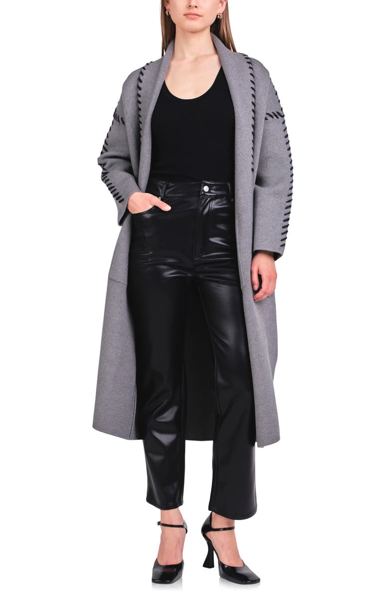 Endless Rose Whipstitch Long Cardigan, Alternate, color,